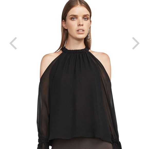 Bcbg fatima black blouse - Picture 3 of 4